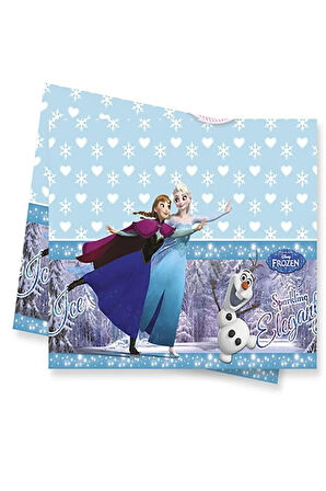 Frozen Elsa Karlar Ülkesi Karlar Kraliçesi 24 Kişilik Doğum Günü Parti Malzemeleri Konsepti Seti