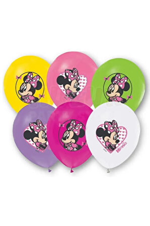 Minnie Mini Mouse Lüks Doğum Günü Parti Malzemeleri Seti 8 Kişilik Parti Konsepti