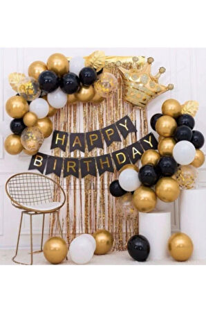 Kral Taçlı Doğum Günü Seti