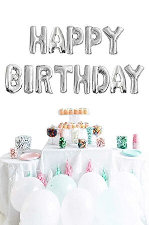 Happy Bırthday Harf Folyo Balon Set