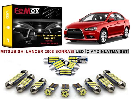 Mitsubishi Lancer LED İç Aydınlatma Ampul Seti FEMEX Parlak Beyaz