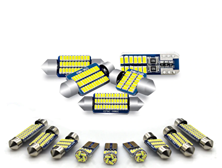 Mitsubishi Lancer LED İç Aydınlatma Ampul Seti FEMEX Parlak Beyaz
