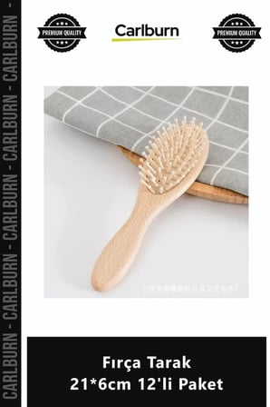 Özel Üretim Kaliteli Profesyonel Berber Kuaför Salonu Ergonomik Şık Fırça Tarak 216cm 12'li Paket