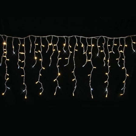 4m 120 Led 20 Saçaklı 50*60*70cm Çakarlı Balkon Işığı Asma Lamba Duvar Aydınlatma