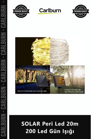 özel üretim 8 fonksiyonlu güneş enerjili bahçe aydınlatma su geçirmez solar peri led 20m 200 led gün
