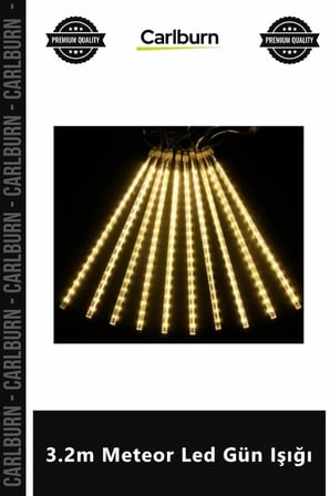3.2m Meteor Led Gün Işığı Parlak Işık Kutlama Süsü Modern Lamba