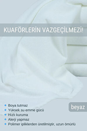 Kuaförlere Özel Boya Tutmayan Mikrofiber Saç Havlusu 50x90 cm 2'li Set