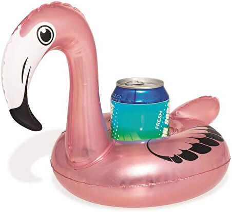  Flamingo Desenli Havuz Bardak Tutucu - Havuz İçin İdeal