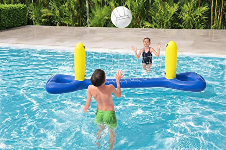 Şişme Havuz Voleybol Seti – 2,44 x 64 cm Yazlık Su Üstü Eğlencesi!