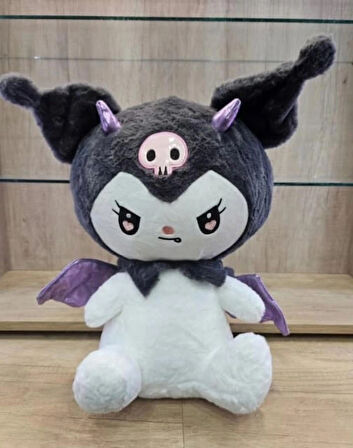 Kawaii Sanrio Sakura Kuromi Peluş Oyuncak 35 Cm Doğum Günü Hediye, Uyku Arkadaşım