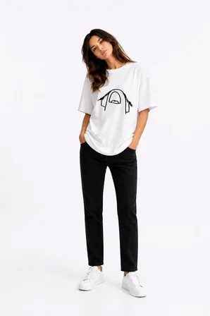 Saç Yolma Temalı Çift Kombini Oversize Unisex Tişört Sevgili Tişörtü Beyaz