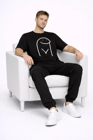 Sevgili Kombini Çift Tişört Oversize Unisex Matching Couple Minimal Çizim Tasarım Çift Kombin Seti