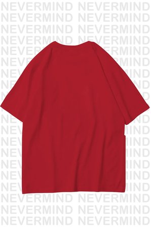 unisex baskılı oversize %100 pamuk t-shirt