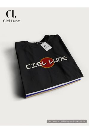 unisex mndschesc line mndsches lune - oversize t-shirt