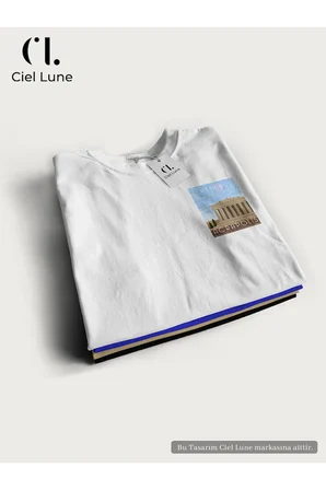 unisex kadın erkek athens mndschespolis baskılı özel tasarım oversize t-shirt