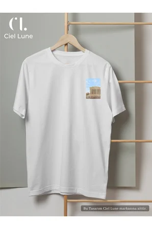 unisex kadın erkek athens mndschespolis baskılı özel tasarım oversize t-shirt