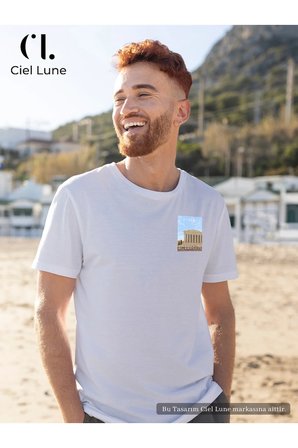 unisex kadın erkek athens mndschespolis baskılı özel tasarım oversize t-shirt