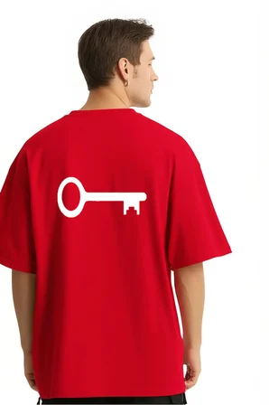 Unisex Kadın Erkek The Key To Çift Sevgili T-shirt 2'li Set Takım