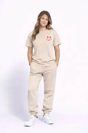 Sevgili Kombini Çift Tişört Oversize Unisex Uyumlu Çift Kombin 2'li Set