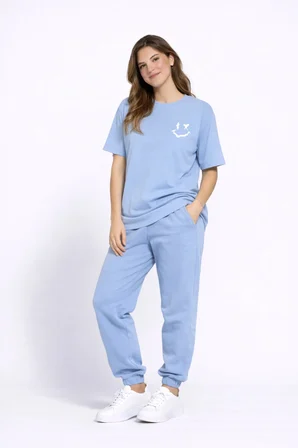 Sevgili Kombini Çift Tişört Oversize Unisex Uyumlu Çift Kombin 2'li Set