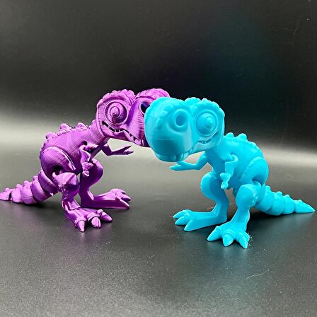 Minikbahcem Flexi Hareketli Oyuncak T-Rex Dinosaur