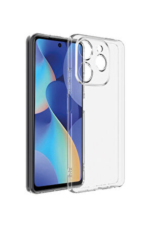 General Mobile Era 50 Kılıf Şeffaf İnce Silikon Kapak Azn-Lüx