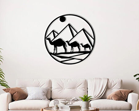 Deve Modern Ahşap duvar dekor tablo 