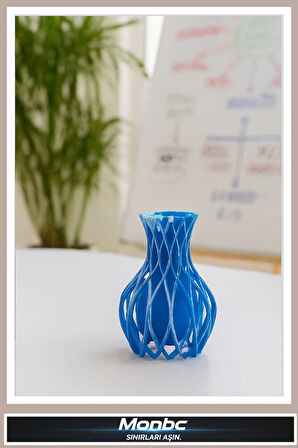 Monbc Modern Dekoratif Vazo 3D Tasarım Dekoratif Biblo, Hediyelik ve Ev Ofis İçin Şık Aksesuar