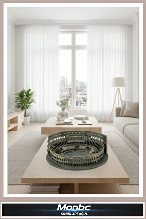 Monbc Roma Kolezyumu 3D Tasarım Dekoratif Biblo, Hediyelik ve Ev Ofis İçin Şık Aksesuar