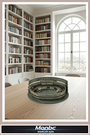 Monbc Roma Kolezyumu 3D Tasarım Dekoratif Biblo, Hediyelik ve Ev Ofis İçin Şık Aksesuar