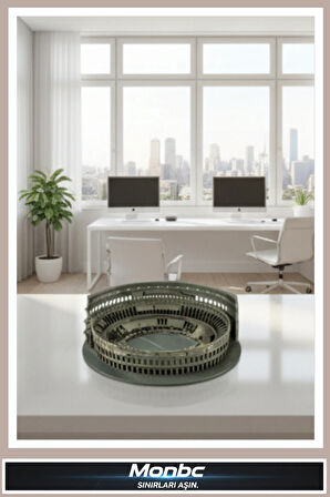 Monbc Roma Kolezyumu 3D Tasarım Dekoratif Biblo, Hediyelik ve Ev Ofis İçin Şık Aksesuar