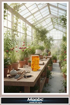 Monbc Çiçek Saçlı Kadın 3D Tasarım Dekoratif Biblo, Hediyelik ve Ev Ofis İçin Şık Aksesuar