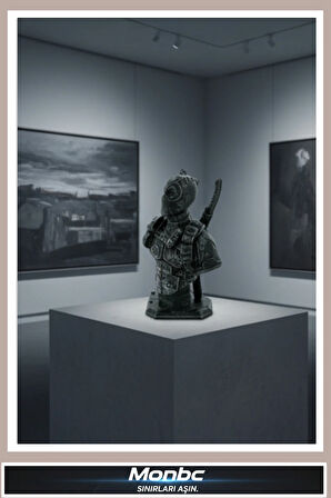 Monbc Deadpool Figür 3D Tasarım Dekoratif Biblo, Hediyelik ve Ev Ofis İçin Şık Aksesuar