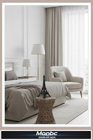 Monbc Eiffel Kulesi 3D Tasarım Dekoratif Biblo, Hediyelik ve Ev Ofis İçin Şık Aksesuar