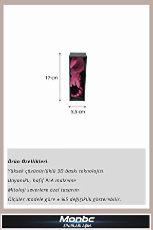 Monbc Scream Skull Kitaplık Ayracı 3D Tasarım Dekoratif Biblo, Hediyelik ve Ev Ofis İçin Şık Aksesuar