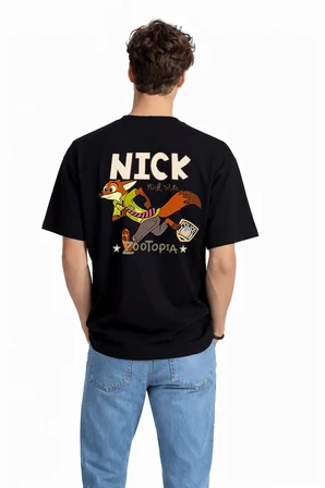 Sevgili Kombini Crazy Animal Baskılı Çift Tişört Oversize Unisex Çift Kombin Karikatür Çift Set