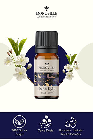 Derin Uyku Uçucu Yağ Karışımı 10 ml %100 Doğal (Deep Sleep Essantial Oil Blend)