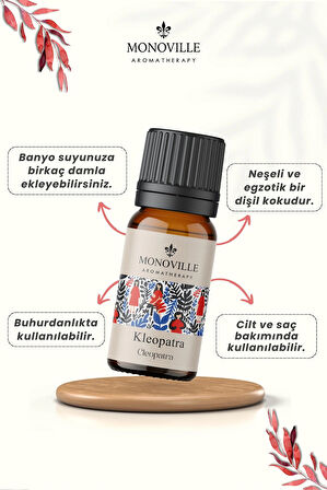 Kleopatra Uçucu Yağ Karışımı 10 ml %100 Doğal (Cleopatra Essantial Oil Blend)