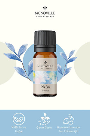 Nefes Uçucu Yağ Karışımı 10 ml %100 Doğal (Breath Essantial Oil Blend)