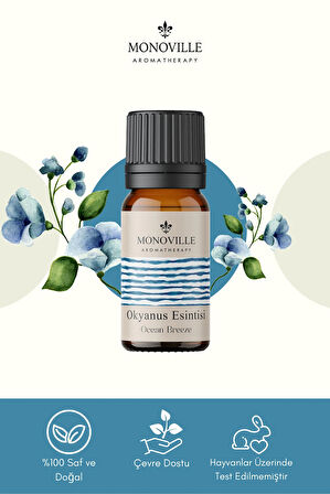 Okyanus Esintisi Uçucu Yağ Karışımı 10 ml %100 Doğal (Ocean Breeze Essantial Oil Blend)