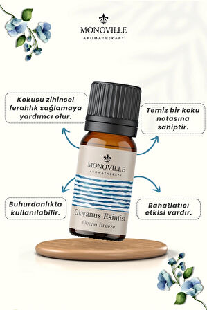 Okyanus Esintisi Uçucu Yağ Karışımı 10 ml %100 Doğal (Ocean Breeze Essantial Oil Blend)