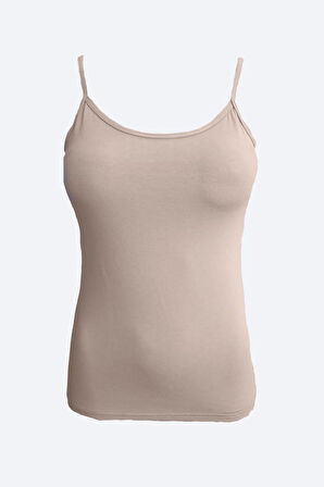 Kadın Ten Ayarlanabilir Ip Askılı Modal Atlet 140