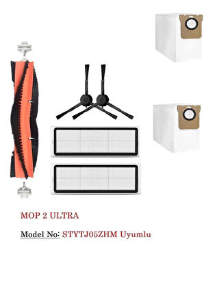 Xiaomi Mi Robot Vacuum Mop 2 Ultra STYTJ05ZHM uyumlu Çöp Torbası fırça filtre