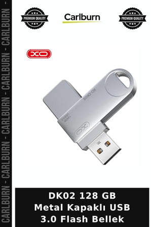 DK02 128 GB Metal Kapaklı USB 3.0 Flash Bellek Bilgisayar Kolay Taşınabilir