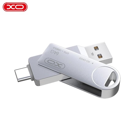 DK03 64GB 2 in 1 Flash Bellek USB 3.0 Telefon Ofis Taşınabilir