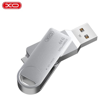 DK03 64GB 2 in 1 Flash Bellek USB 3.0 Telefon Ofis Taşınabilir