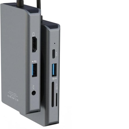 Type-C 9'u 1 Arada HDMI 15W Masaüstü Çıkış Cihaz