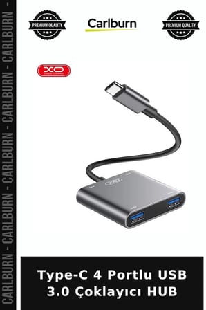 Type-C 4 Portlu USB 3.0 Çoklayıcı HUB Bağlantı Aparatı Pratik Aparat Cihaz Bağlama
