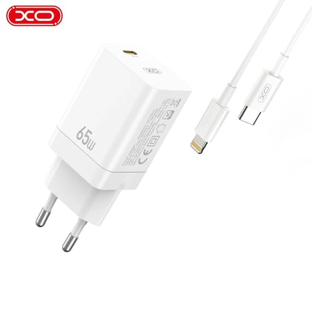 CE10(EU) 65W GaN Şarj Adaptörü ve Kablo Set Seti Kablosu Telefon