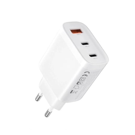 L117(EU) 45W 3A 1 x USB-A - 2 x USB-C 3 Çıkışlı Şarj Ev Elektroniği Seyahat Ürünü Akıllı Parça